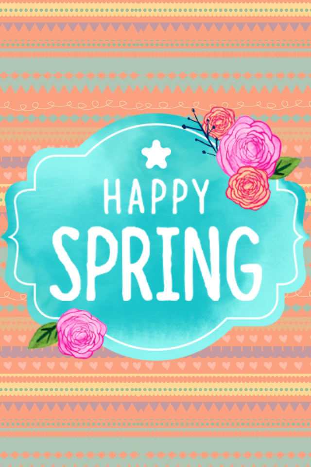 Happy spring everyone what's the weather like were u live