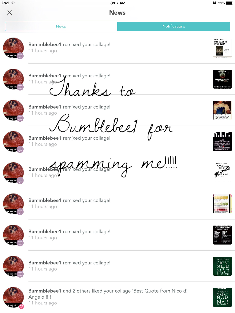 Thanks to Bumblebee1 for spamming me!!!!!