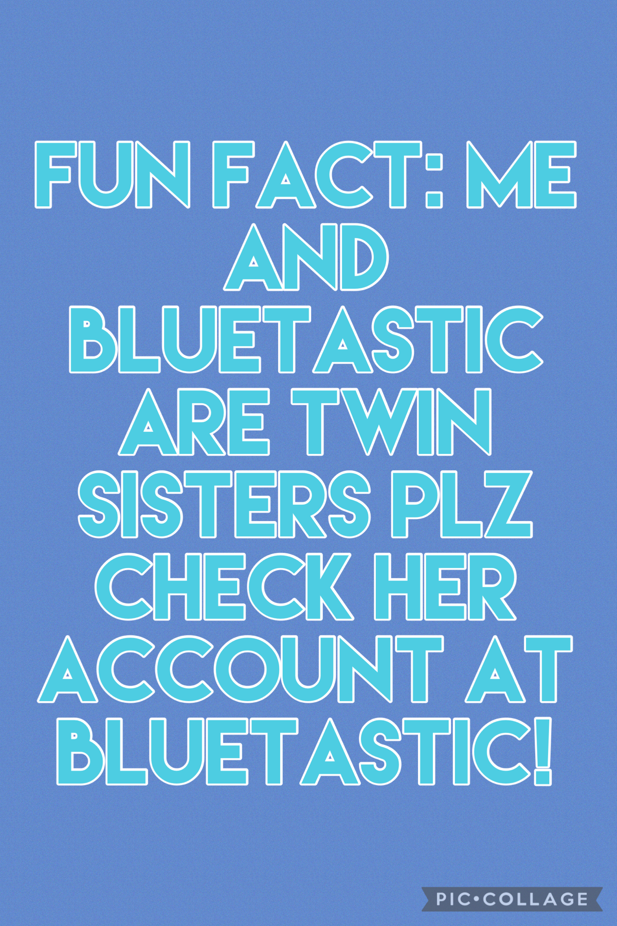 Check bluetastics account and follow her! Plz! 💙