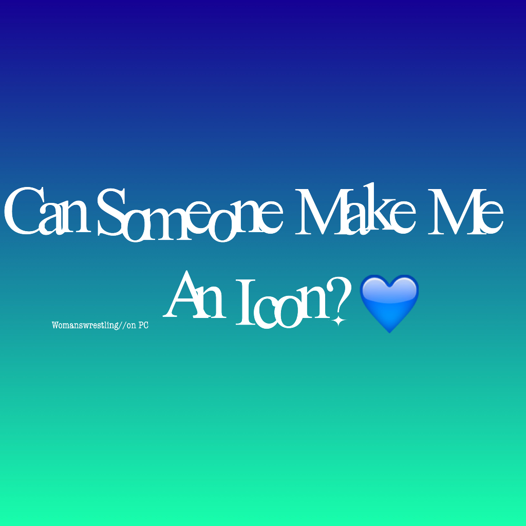 Anyone?💙💙
