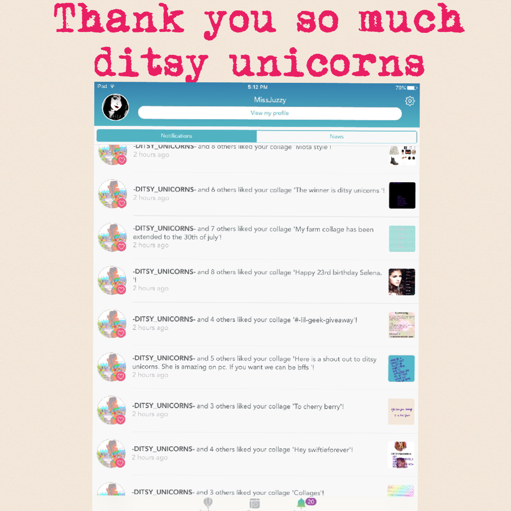 Thank you so much ditsy unicorns