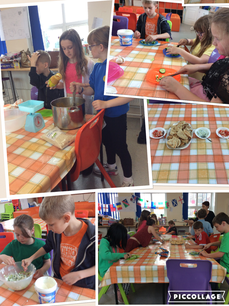 #piccollage Year 4 using their cooking skills to o make final preparations for our Indian feast to share with their parents #J4