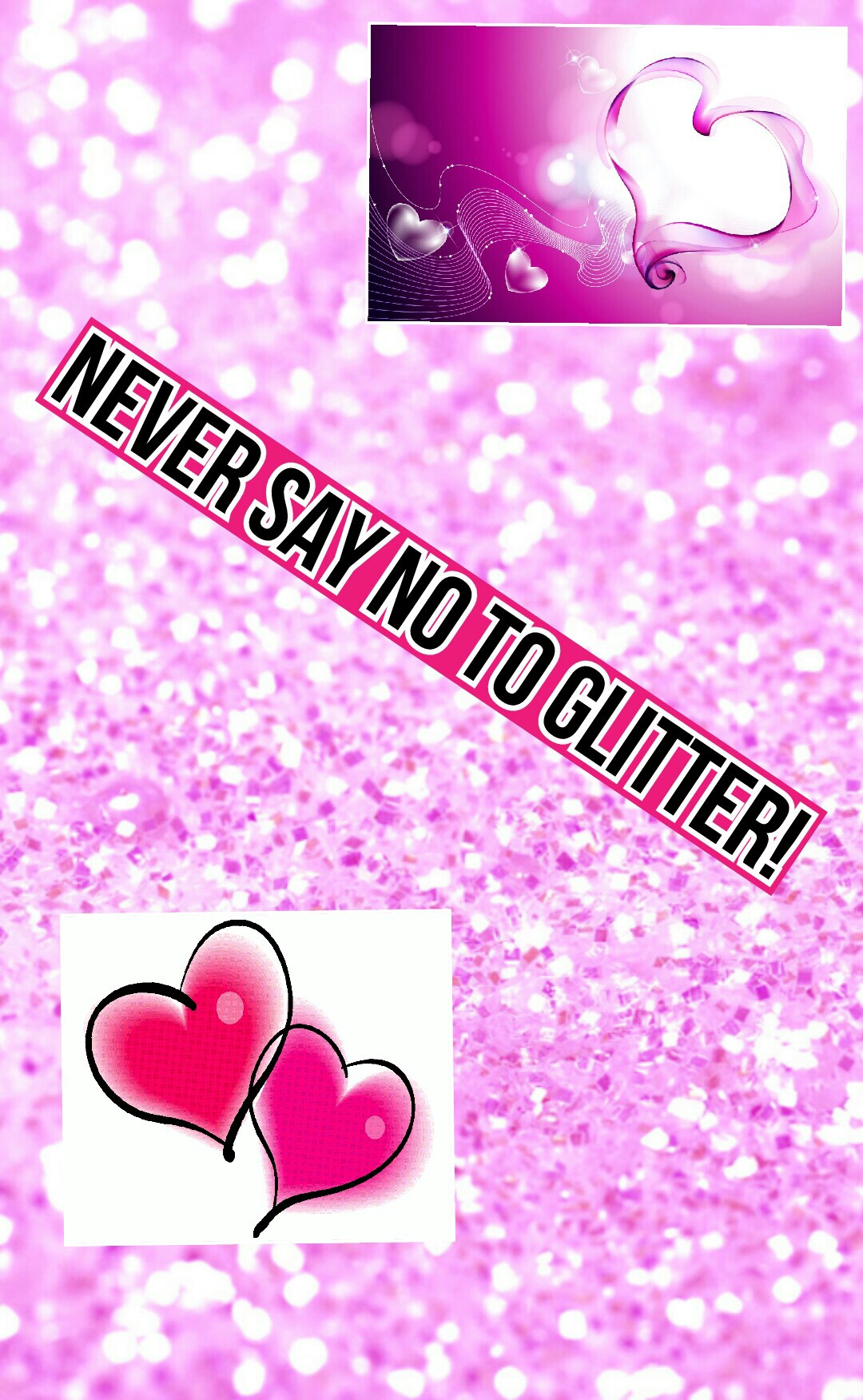 Never say no to glitter!
