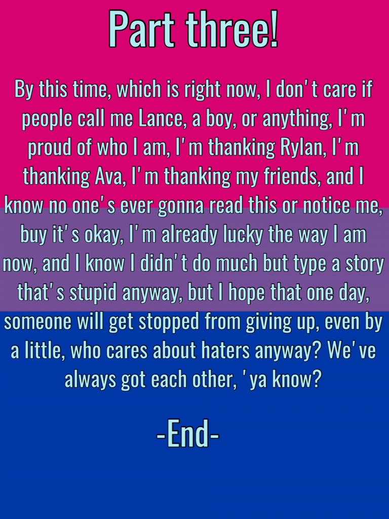 💙 behind the name: end 💙