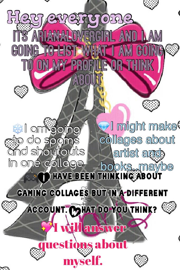 ❄️Click💖


hey everyone do you think. If you want to tell me in my question collages.💎 



