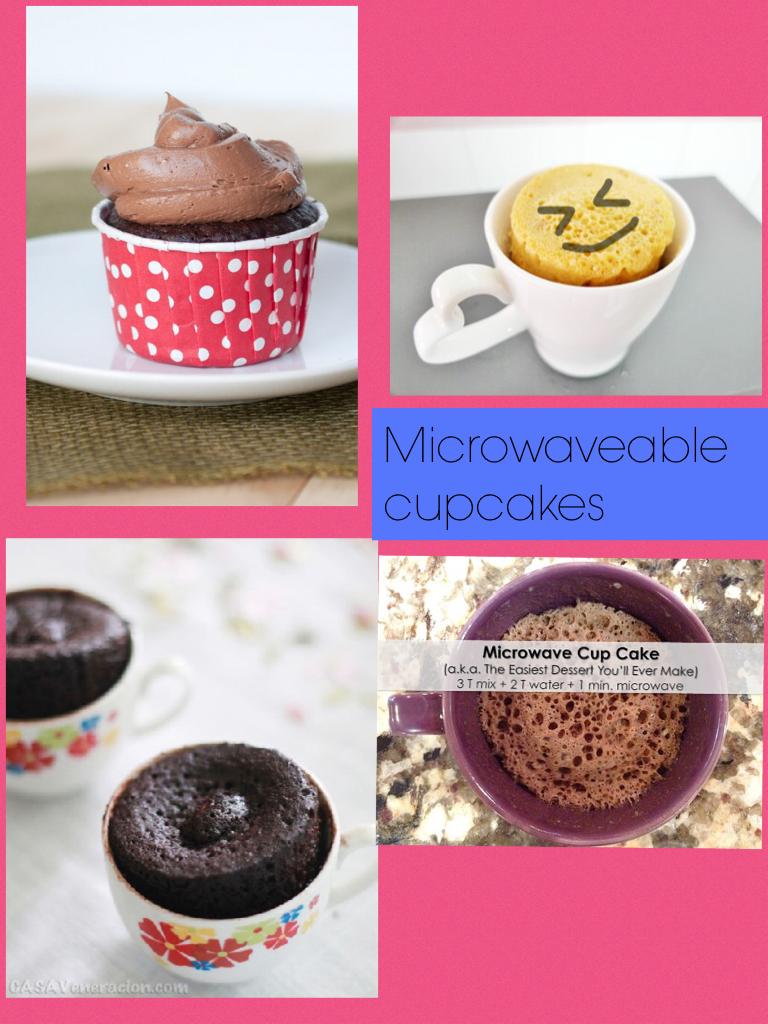 Microwaveable cupcakes 