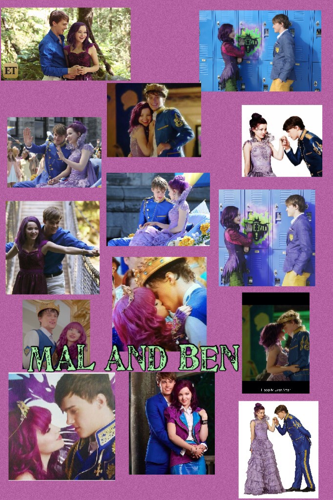 Mal and Ben collage requested by Mal05 