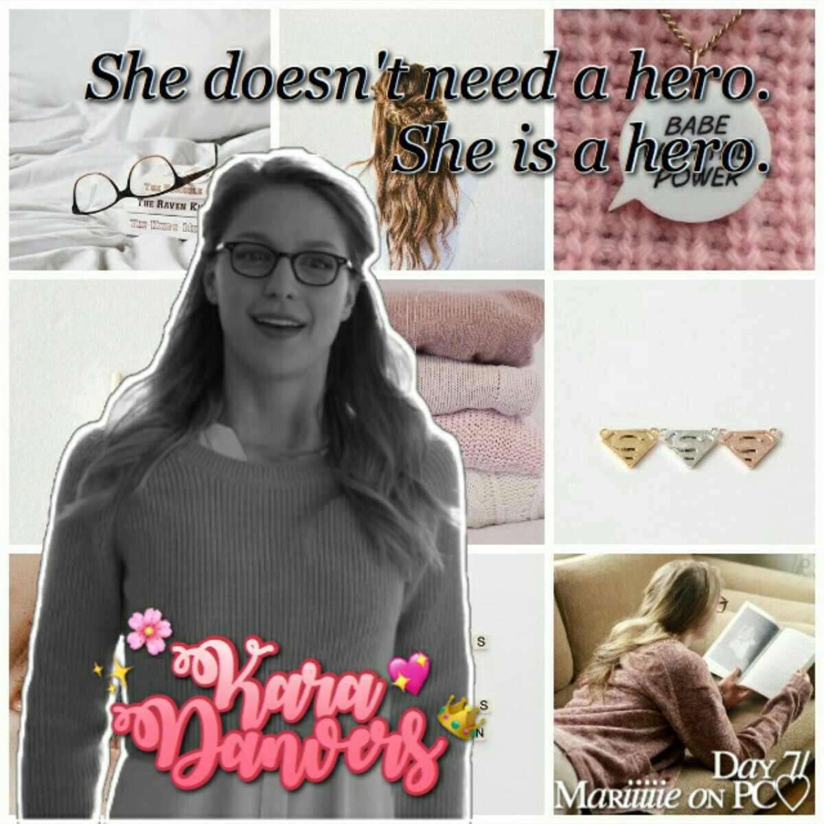 💖- T A P -💖

12.7.17💞

Day 7 - Supergirl👓

QOTD - Ship Karamel?👫

AOTD - I think I don't even need to answer this.😏
(YEEEEEESSSSS!!!!)

💕