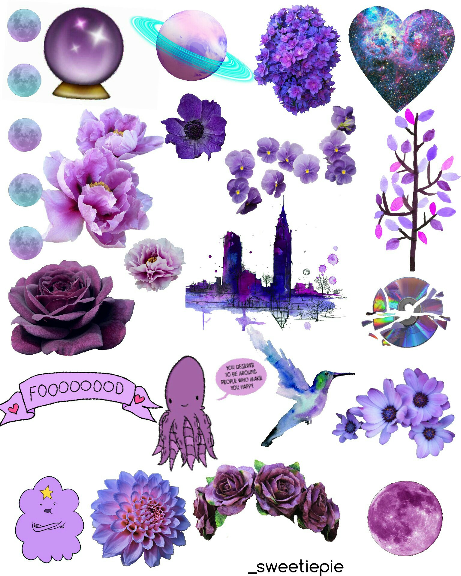 random purple madness