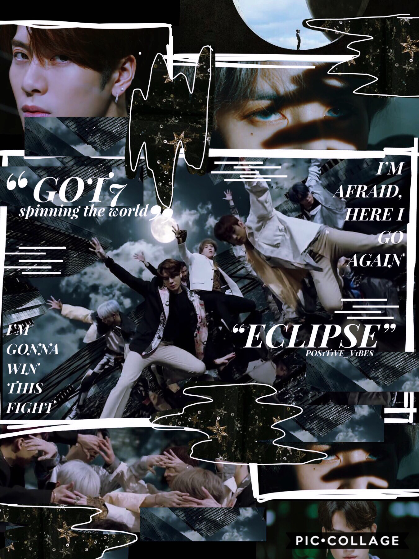  • discarded edit :) •
okay no jokE THIS SONG IS boMB👏🏼💫😩 go check it out it’s eclipse by GOT7 👌🏼🔥
inspired by @sparklegem for this :) 
fun fact : on the math test I thought I would fail,
I got a 104% DJASKKES that’s funnY lmaOOSKS
