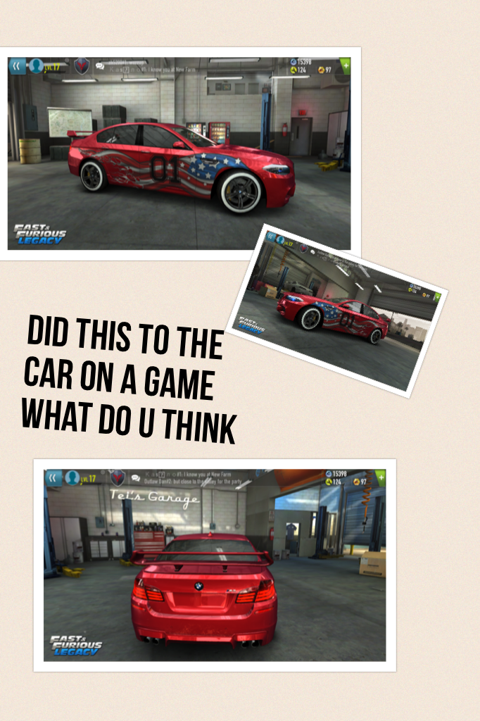Did this to the car on a game what do u think