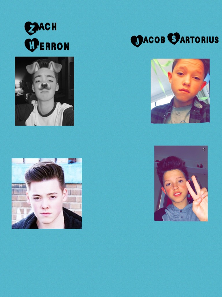 ❓Tap❓
Does anyone else notice that Jacob Sartorius looks a lot like Zach Herron??
😊Comment or remix what you think😊