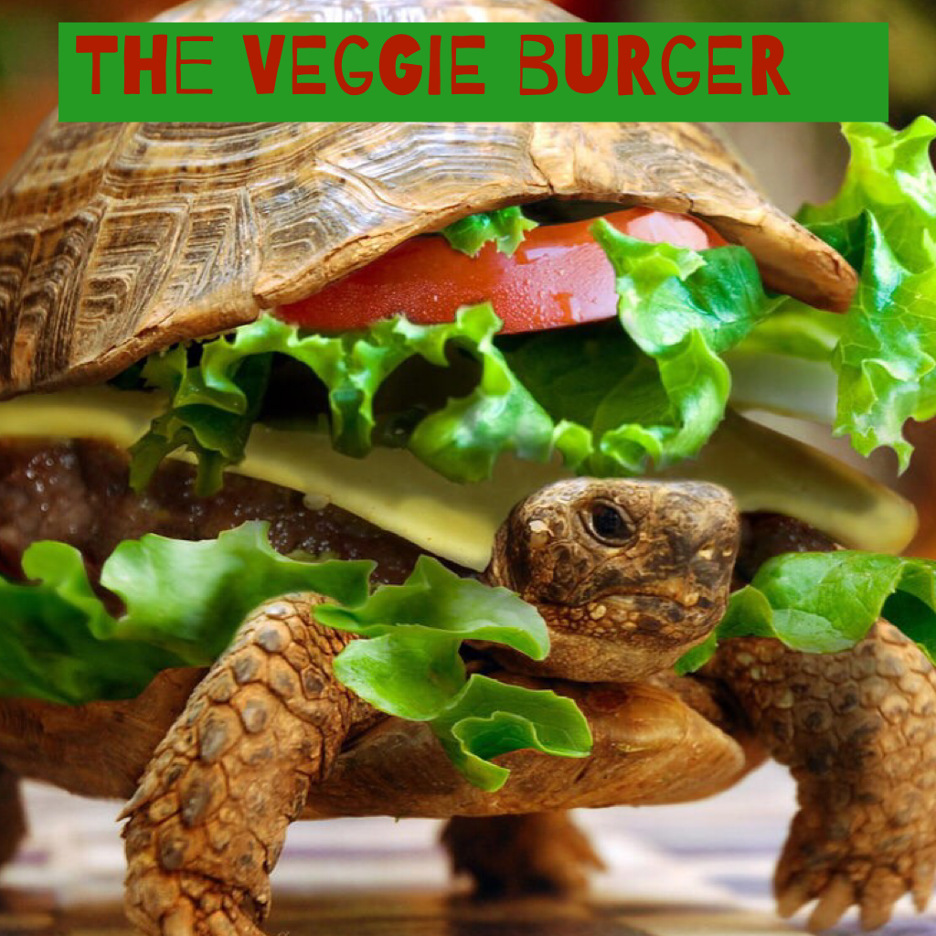 The veggie burger