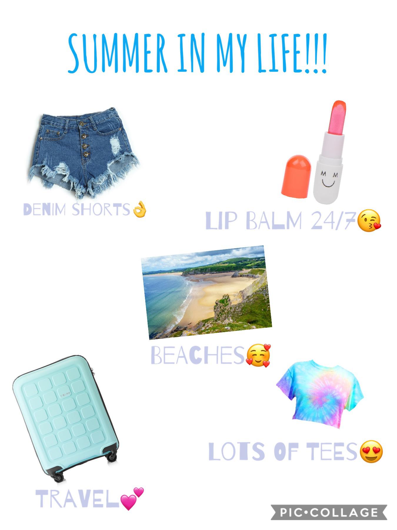 Here’s a summer collage in the life of me!!💕