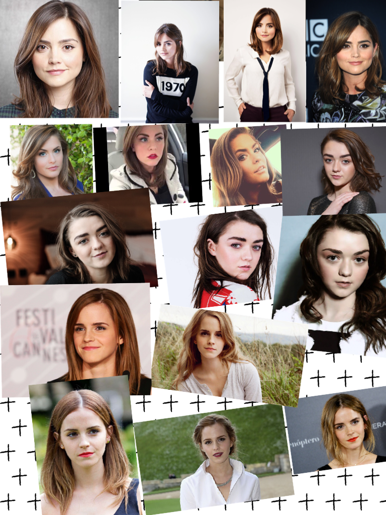 Some of my favourite female actors
-Jenna Coleman
-Sara Hopkins 
-Emma Watson
-Maisie Williams
