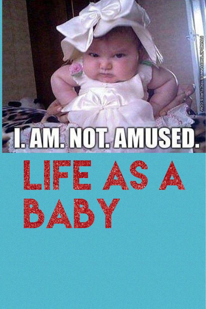 Life as a baby 
