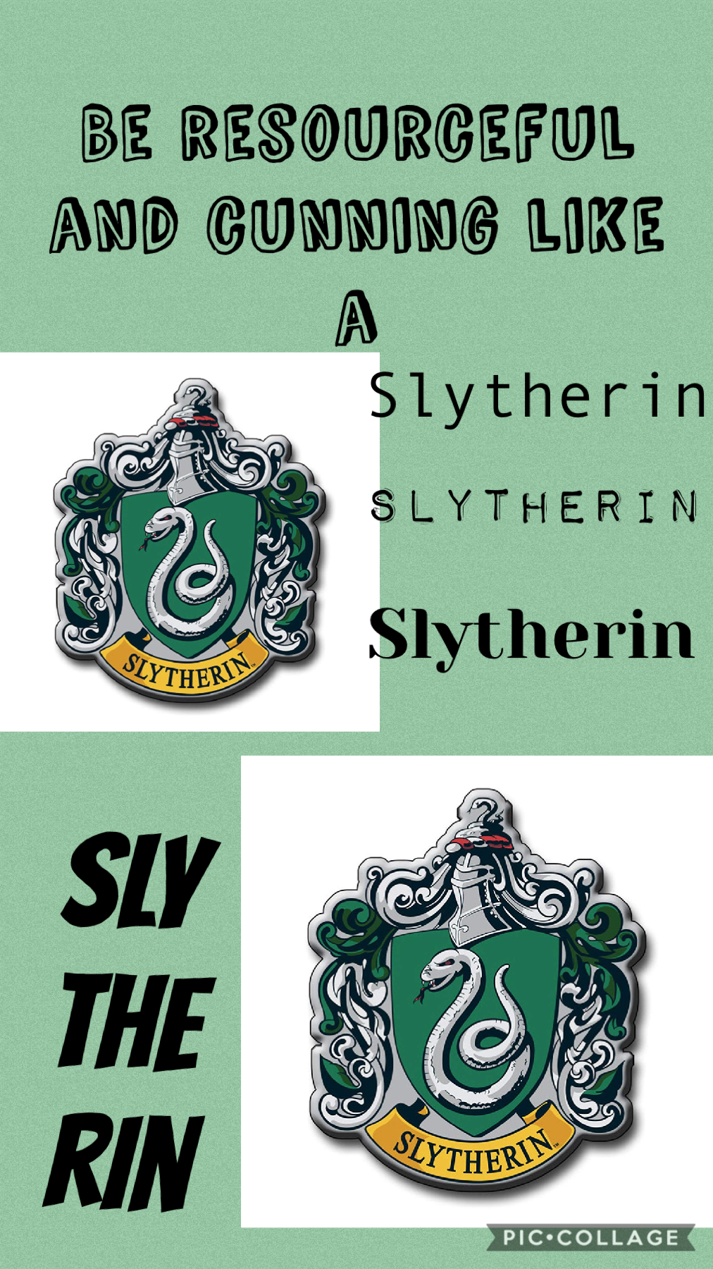 Hogwarts Rules #slytherin