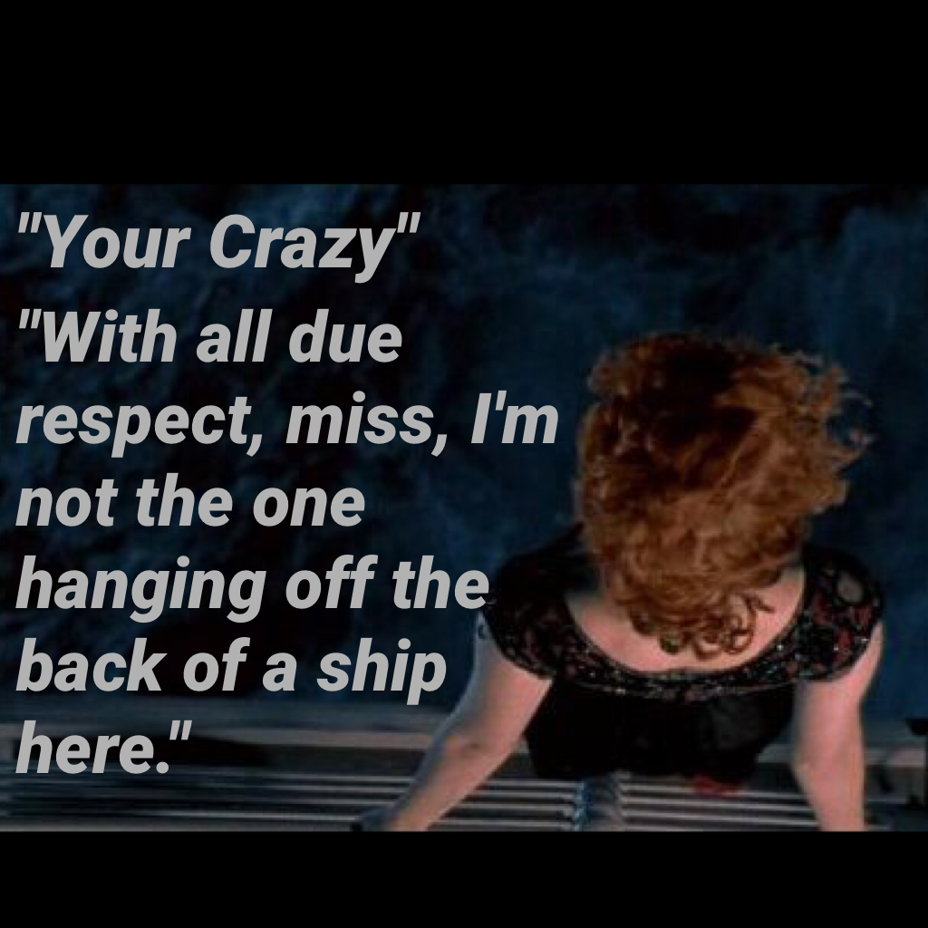 I always cry watching Titanic. #RoseandJackForever