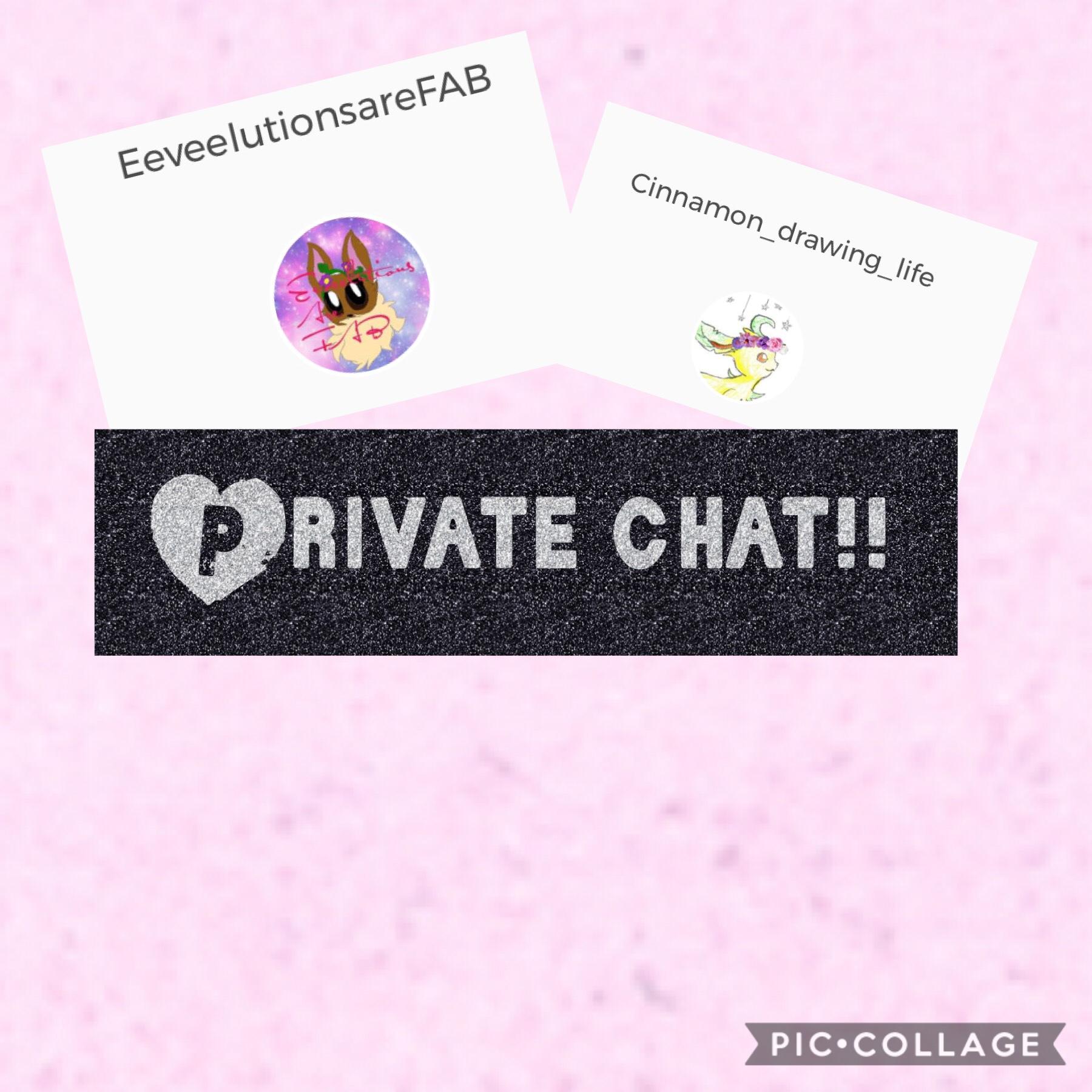 Private chat don’t snoop!