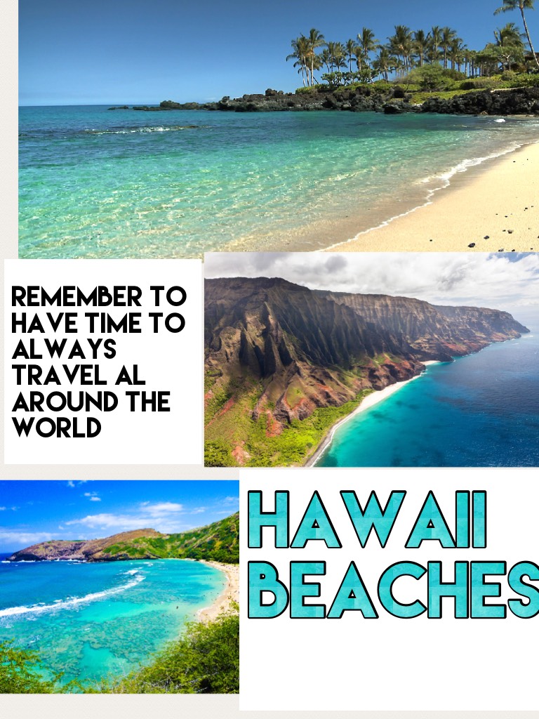 Hawaii Beaches
Travel all over the world🏝🏖