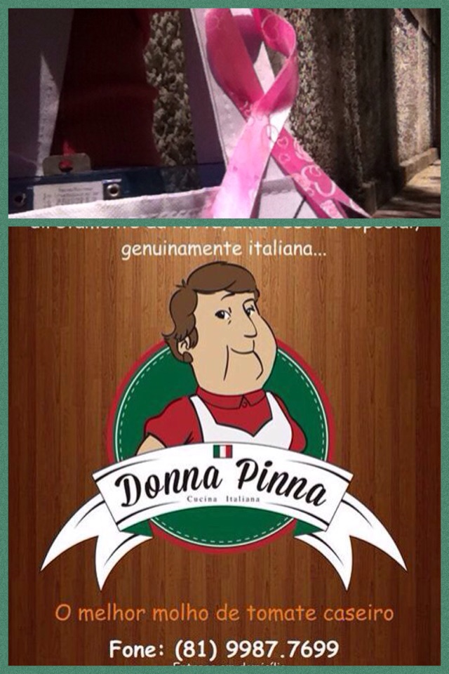 "Donna Pinna" também apoia outubro rosa!!!! Ligue e encomende seu molho de tomate e bolos!!!! 81-99877699 ou mande whatsapp!!! Entregamos em sua residência!!!!! 