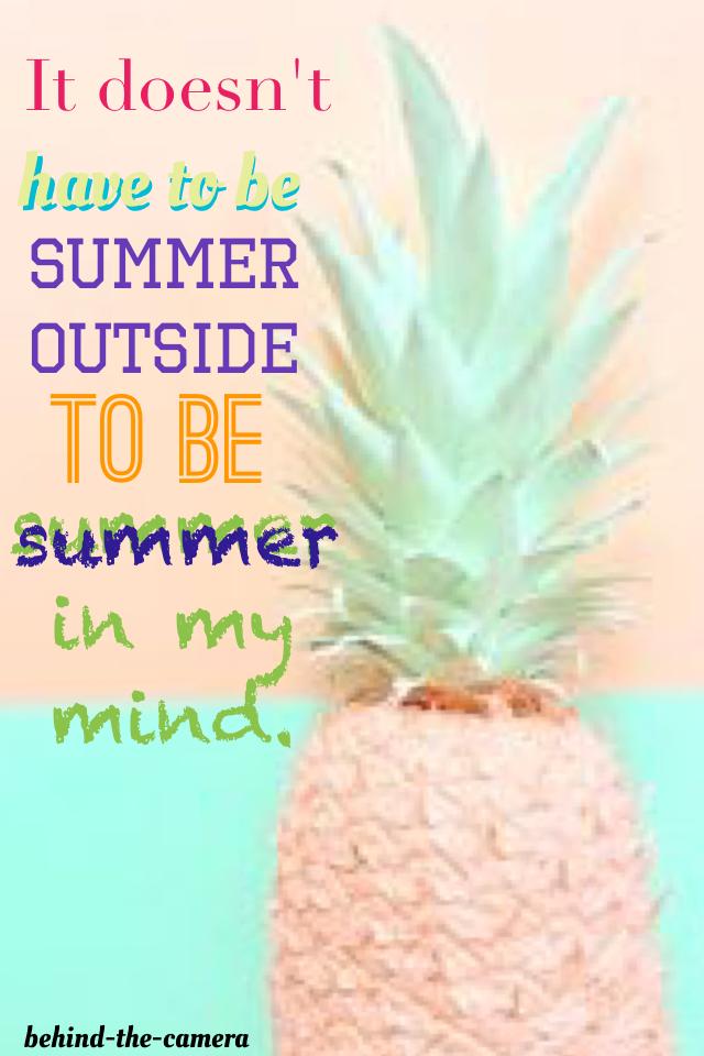 summer in my mind