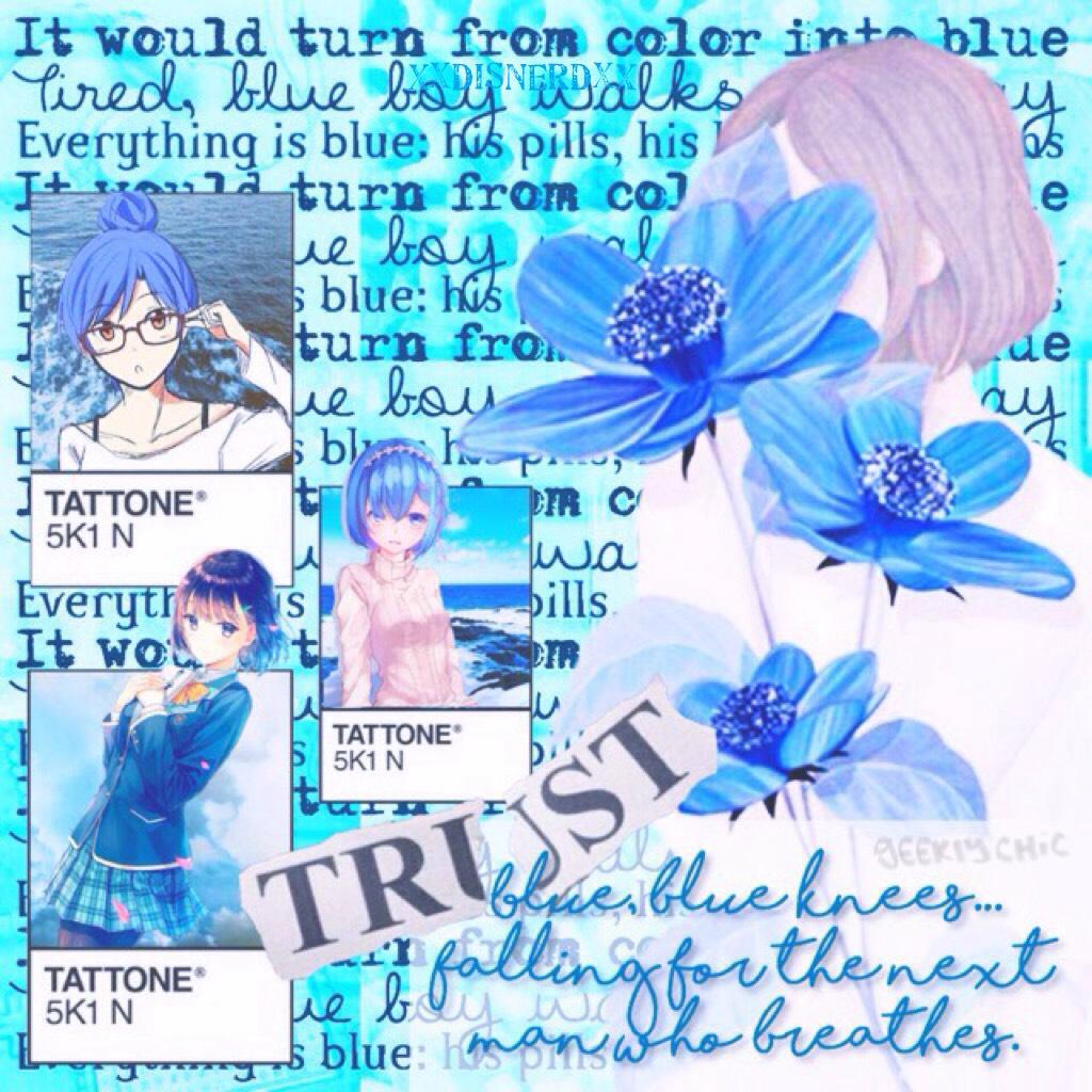 Here's an edit I made a while ago.

💙☄💙☄💙

It's also on my Instagram @the_rejected_princess