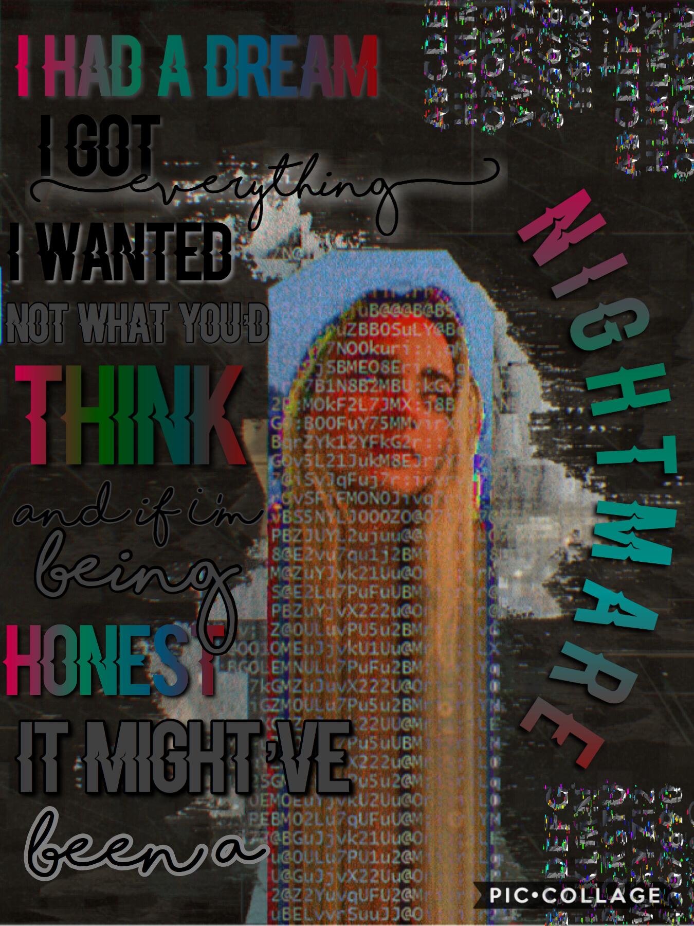 🥳🥳😝 TAPPITYYYY!
you all know Billie Eilish’s new song right? It’s soooo amazing love her ❤️❤️❤️ anyway what does everyone think of this?
Ik it’s a huge mess I’m sorry 😂😂❤️
Round 2 for my vogue games coming soon!
Qotd: should I start doing qotd? 