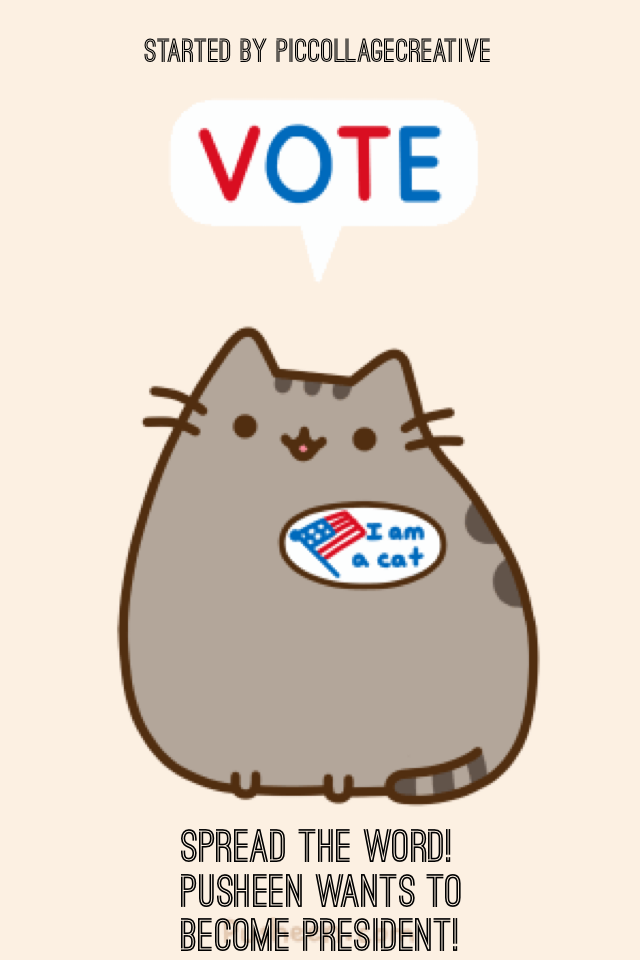 Once you do it, comment Pusheen!