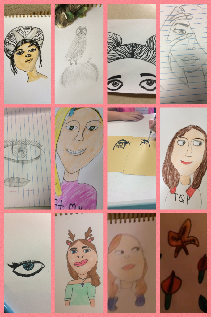 I love drawing! Here's a few of my favorite drawings!