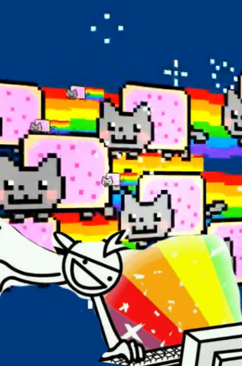 ASDF movie + Nyan Cat = AWESOME!!!
