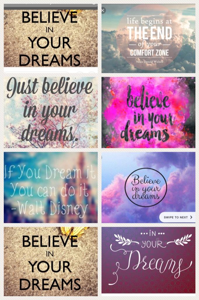 “BELIVE IN YOUR DREAMS”❤️🤗