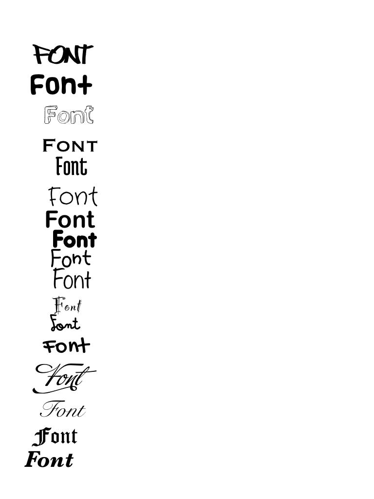 Fonts for WonderOreo