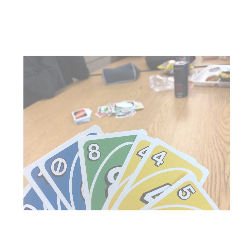🥀

Casually playing uno at lunch