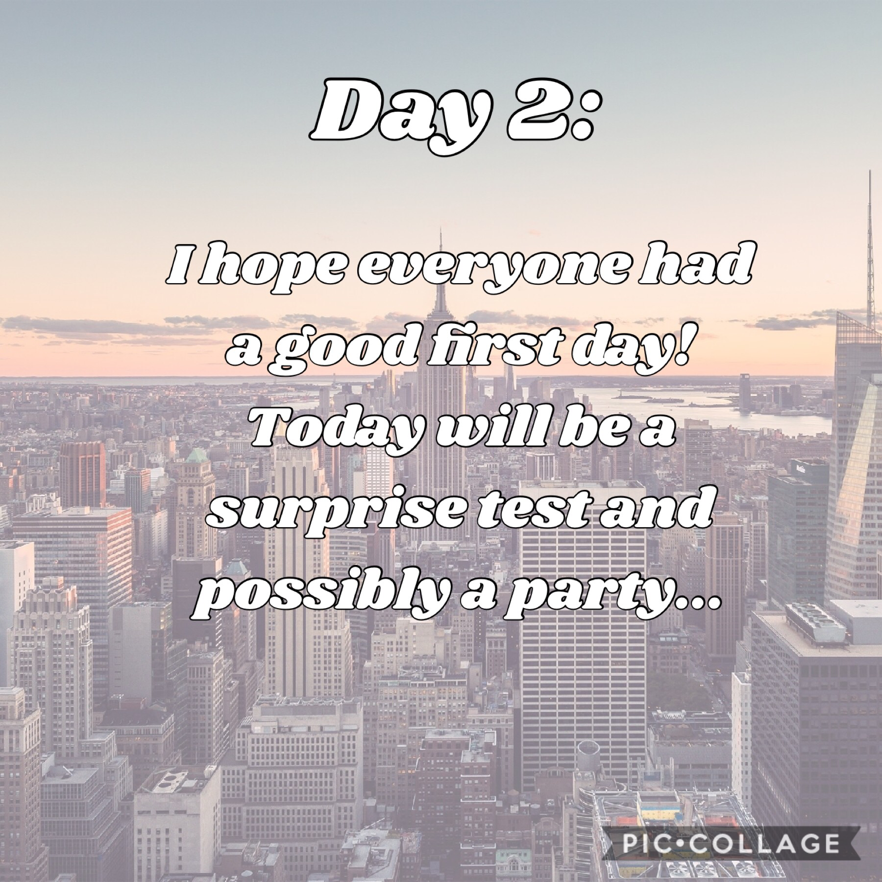 Day 2!!!