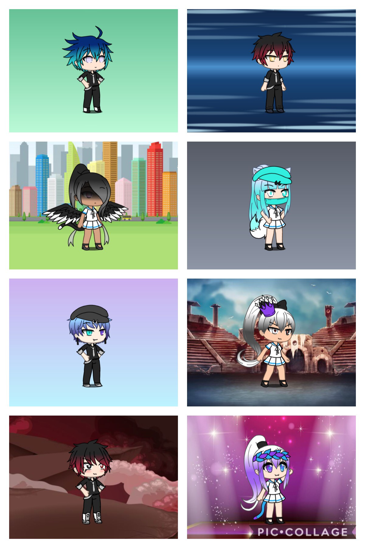 Sooo I’m wanting to be one of those gacha youtubers and these are some characters I’m including in my first one. Got any name suggestions for them?