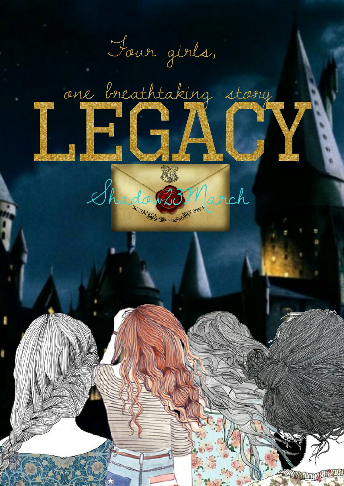 Check out my Harry Potter Mauraders Daughters Fanfiction on Wattpad.com! Follow me there at Shadow23march! This is the new cover!