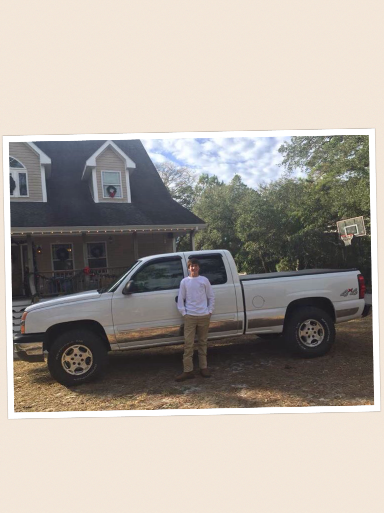 Gaib got a new truck he is 15teen year old