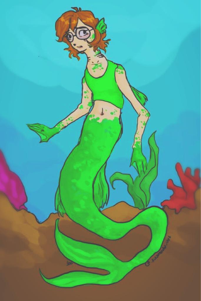 Mermaid Pidgey 

Ft. Rushed background :D