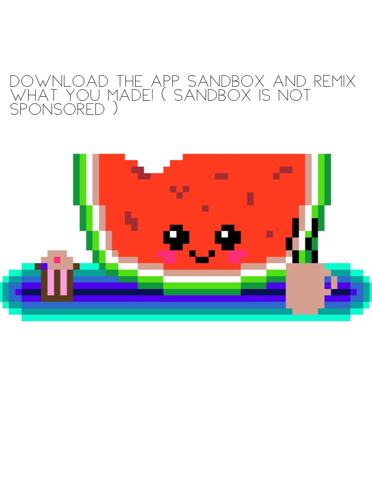 Download the app Sandbox and Remix what you made! ( sandbox is not sponsored )