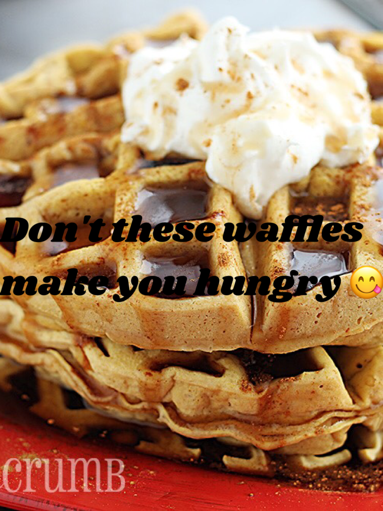 If you don't like waffles, that's ok sometimes I don't like them either 