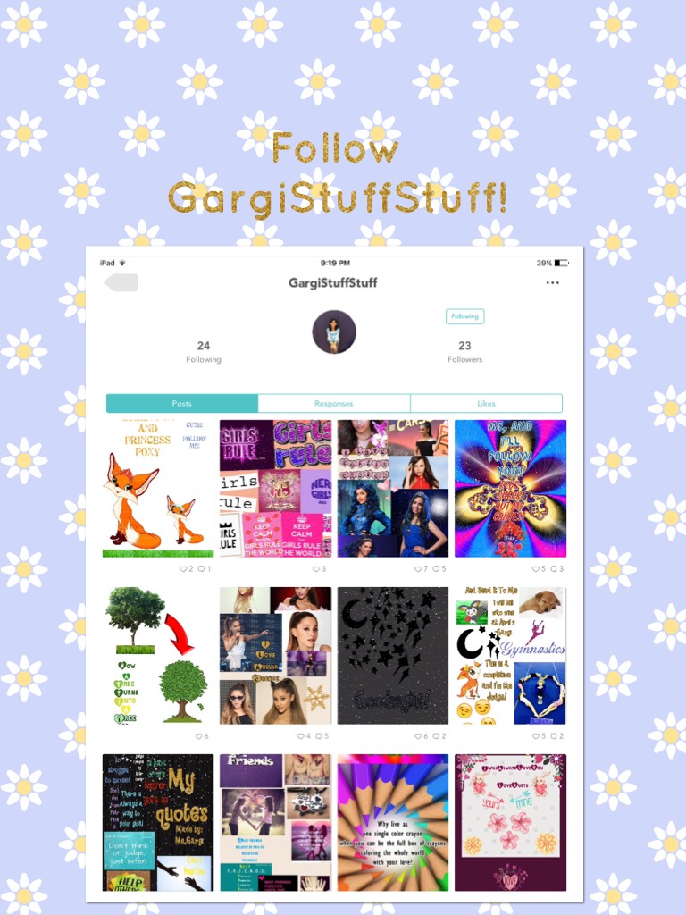 Follow GargiStuffStuff!