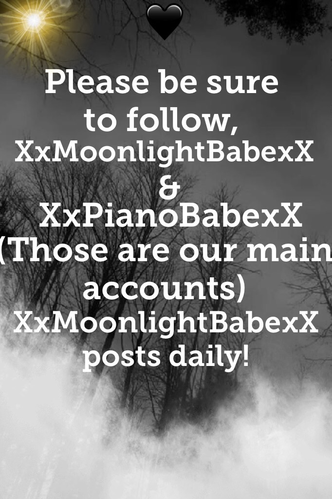 Follow our main accounts for more content! 🖤