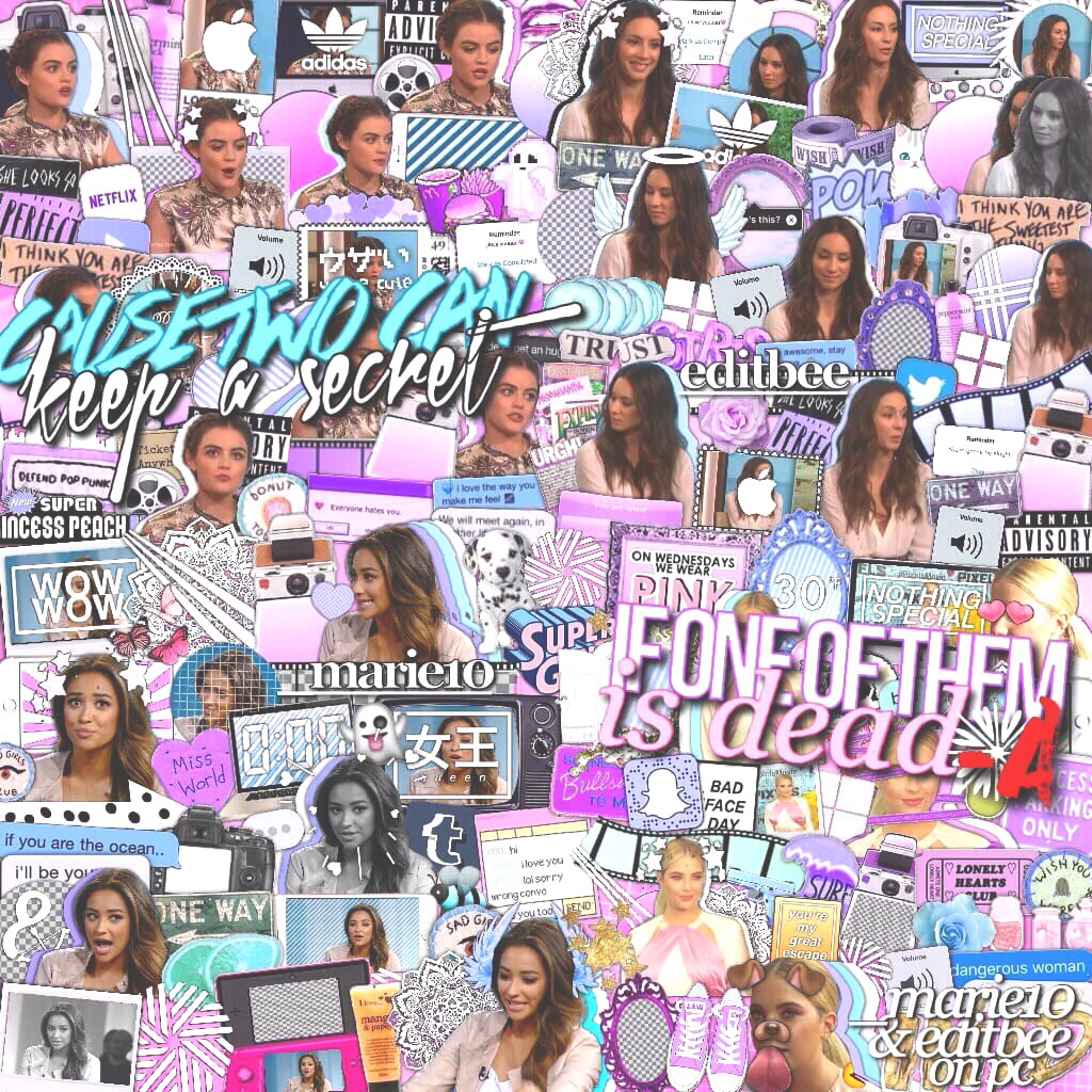 AHH COLLAB WITH PLL BUDDY😻 Marie and I decided to make a pll collab because we keep obsessing over it😂 pastel filter because grunge didn't look good😂😁 another following spree?//Amber