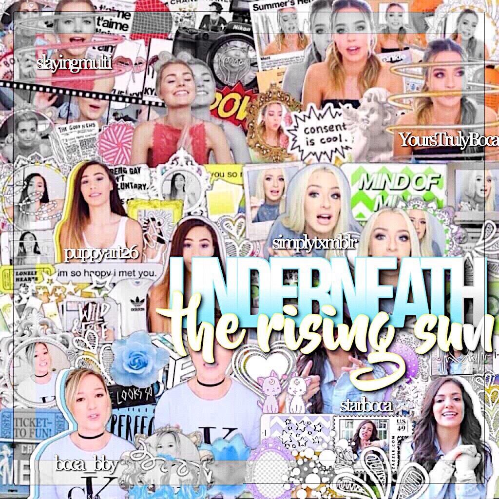 {TAP}
Mega collab with these amazing girls!👋🏼A few more rainbow mega collabs coming up soon!🤞🏼 If u r in one of my mega collabs, ur part is due today if I gave it to you so pls get it done!🤙🏼
LYSM
H E A T H E R