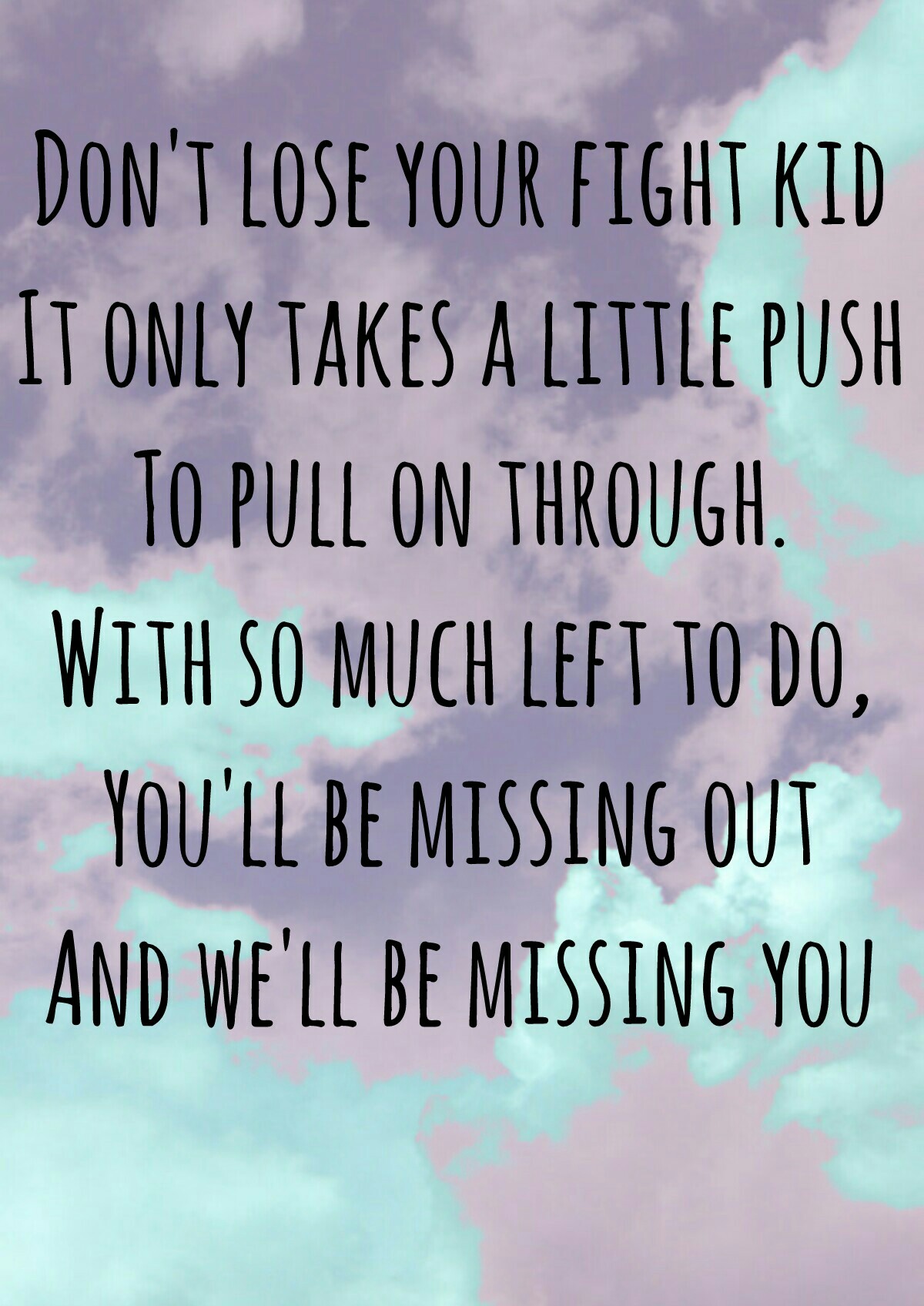missing you -All Time Low