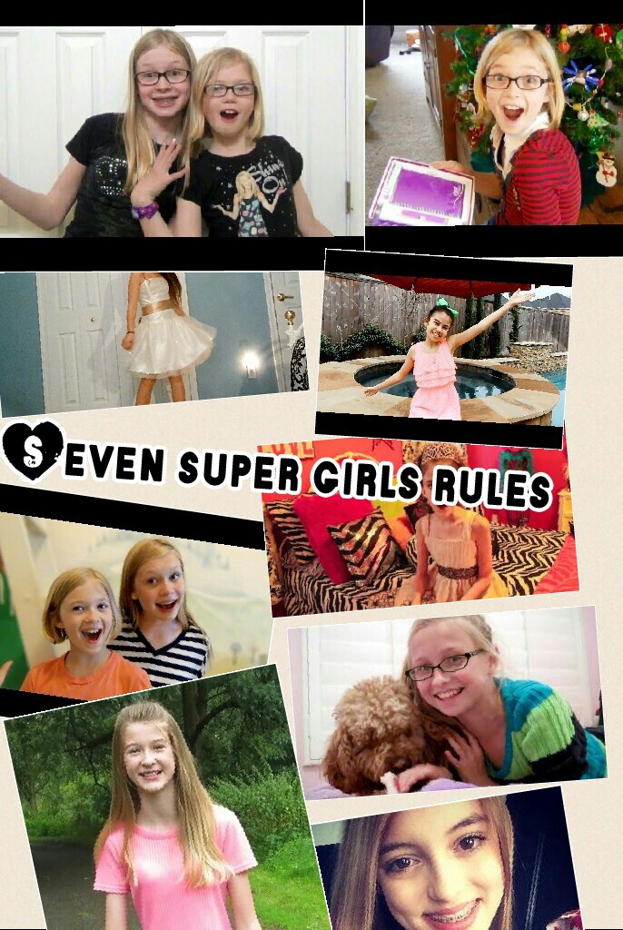 Seven super girls rules