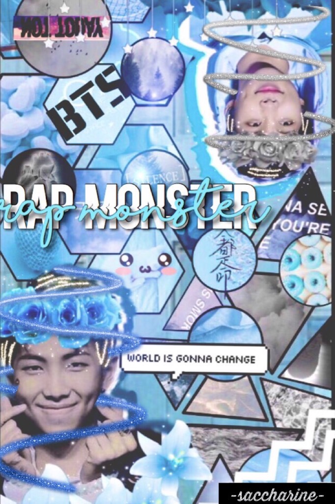 Yaya! I did one for Rap Monster😇 He is a amazing leader to BTS💙 Enjoy