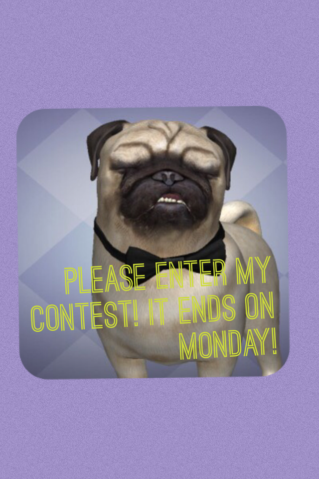 Please enter my contest! It ends on Monday!
