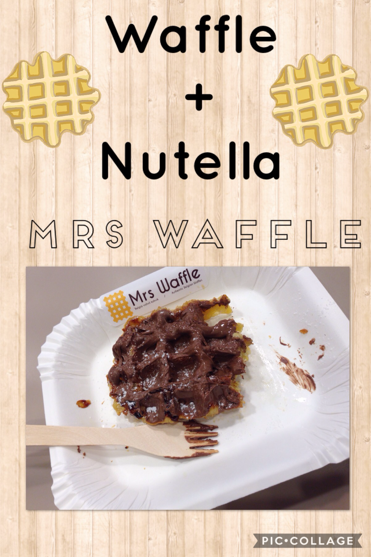 Num num
Mrs Waffle
Waffle + Nutella